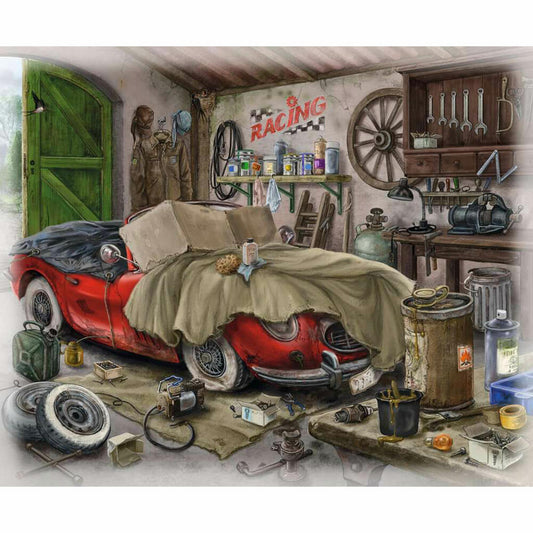 Ravensburger Puzzle Im Gutshaus Garage, Erwachsenenpuzzle, 99 Teile, 16882