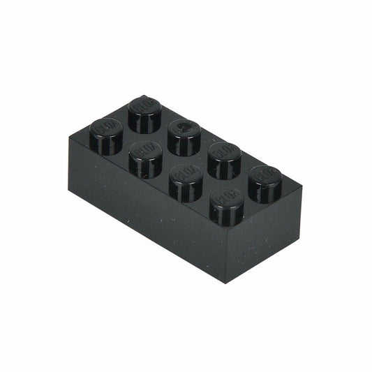 Simba Blox 40 Schwarze 8er Steine in Dose, Bausteine, Bauklötze, Kinder Spielzeug, 40 Stück, 104118895
