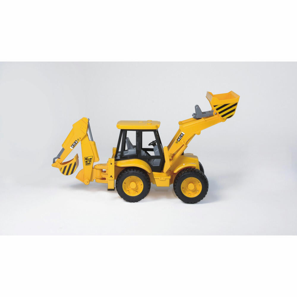 Bruder Baufahrzeuge JCB 4CX Baggerlader, Bagger, Modellfahrzeug, Modell Fahrzeug, Spielzeug, 02428