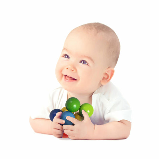 Eichhorn Baby Greifling Kugeln, Motorikspielzeug, Motorik Spielzeug, Holzspielzeug, Holz, 100017042