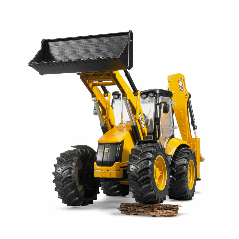 Bruder Baufahrzeuge JCB 5CX Eco Baggerlader, Bagger, Modellfahrzeug, Modell Fahrzeug, Spielzeug, 02454