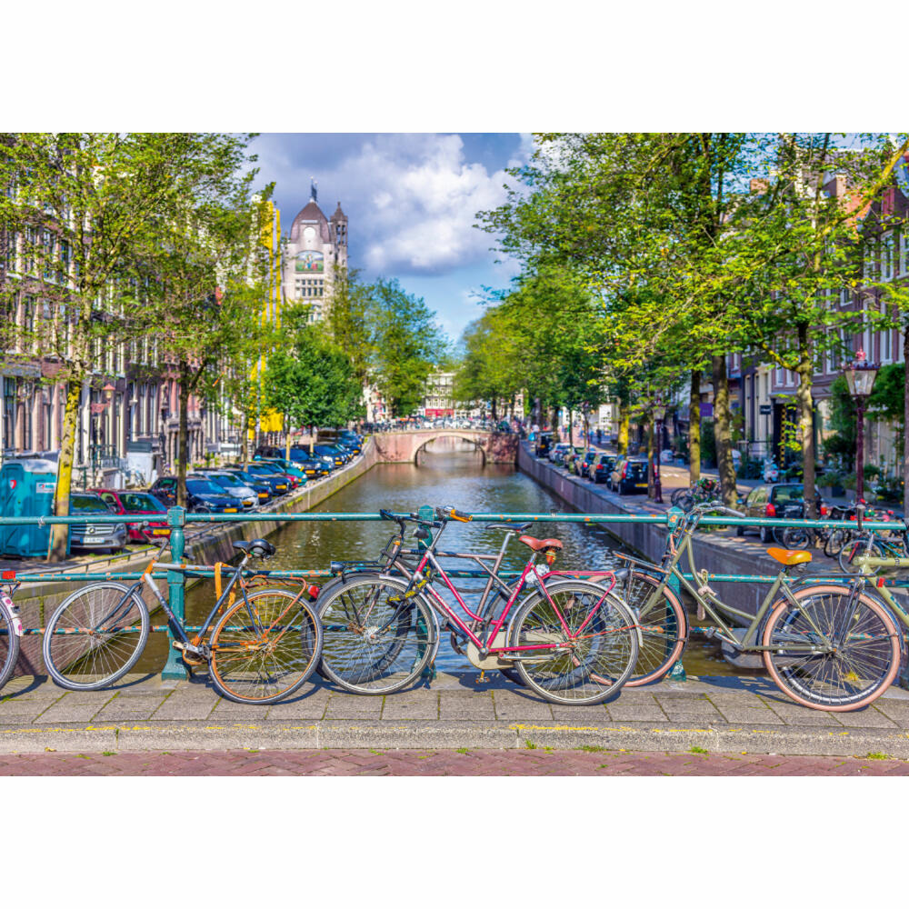 Schmidt Spiele Puzzle Amsterdam, Erwachsenenpuzzle, 500 Teile, 48x34 cm, 58942