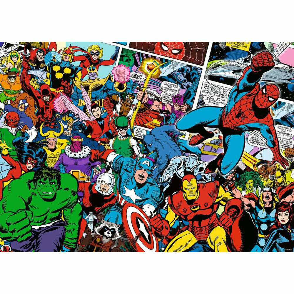 Ravensburger Puzzle Challenge Marvel, Erwachsenenpuzzle, 1000 Teile, 12000510