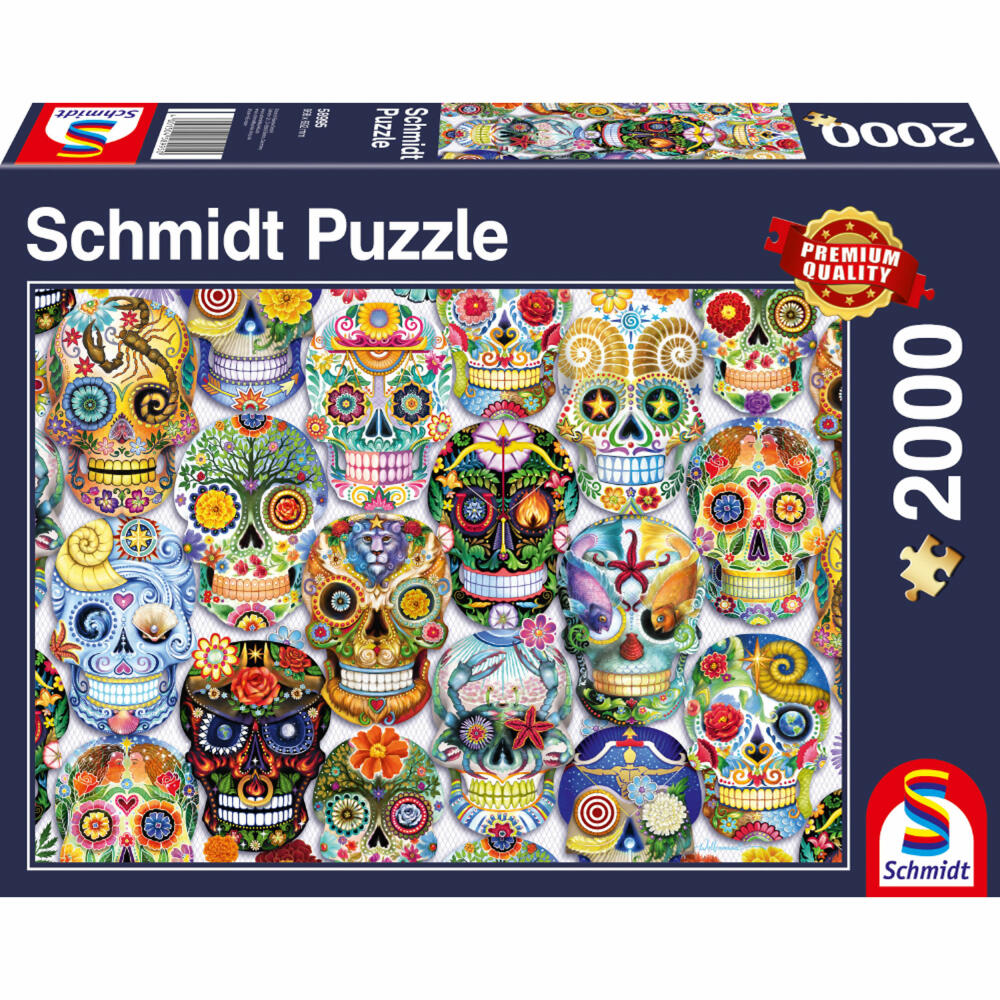 Schmidt Spiele La Catrina, Standard Puzzle, Erwachsenenpuzzle, 2000 Teile, 58995