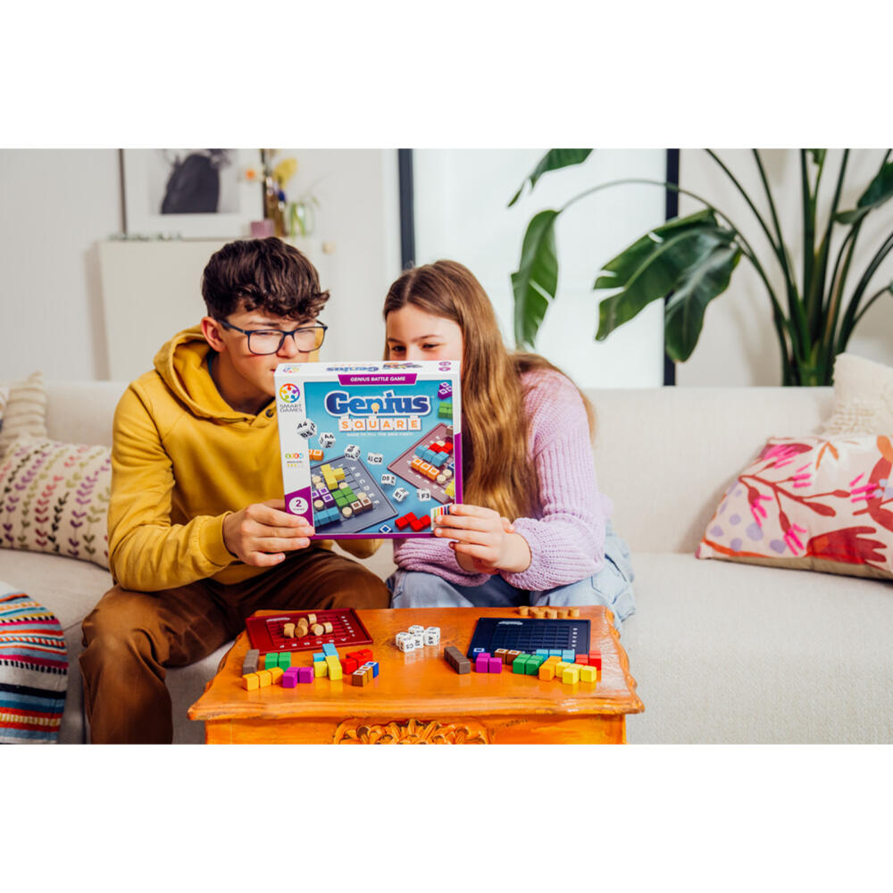 Smart Games Genius Square, children's game, logic game, educational toy, from 6 years, SGHP 001 DE