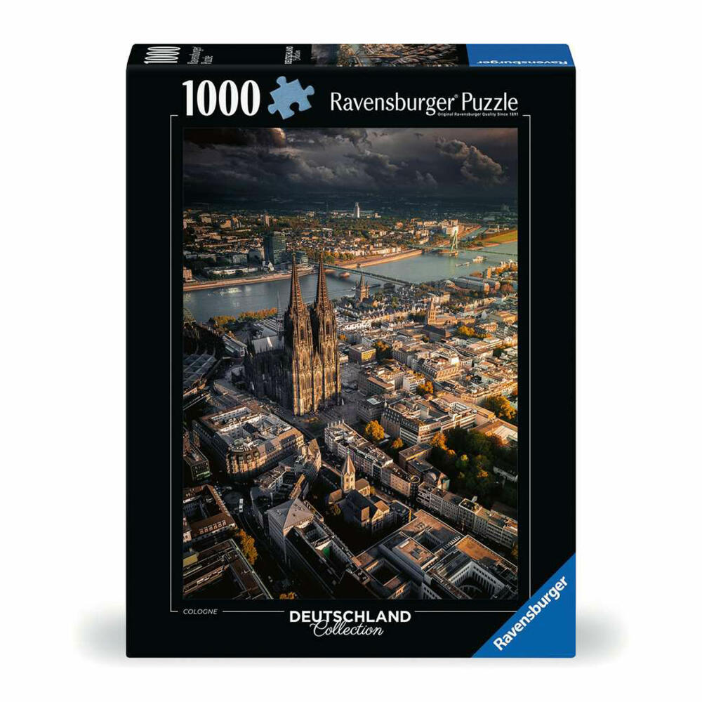 Ravensburger Puzzle Kölner Dom, Erwachsenenpuzzle, 1000 Teile, 12000483