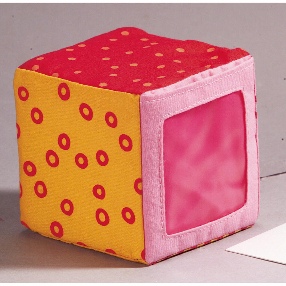 HABA Cuddly Quartet, Fabric Building Blocks, Game Cube, Soft Cube, Toy, 1023