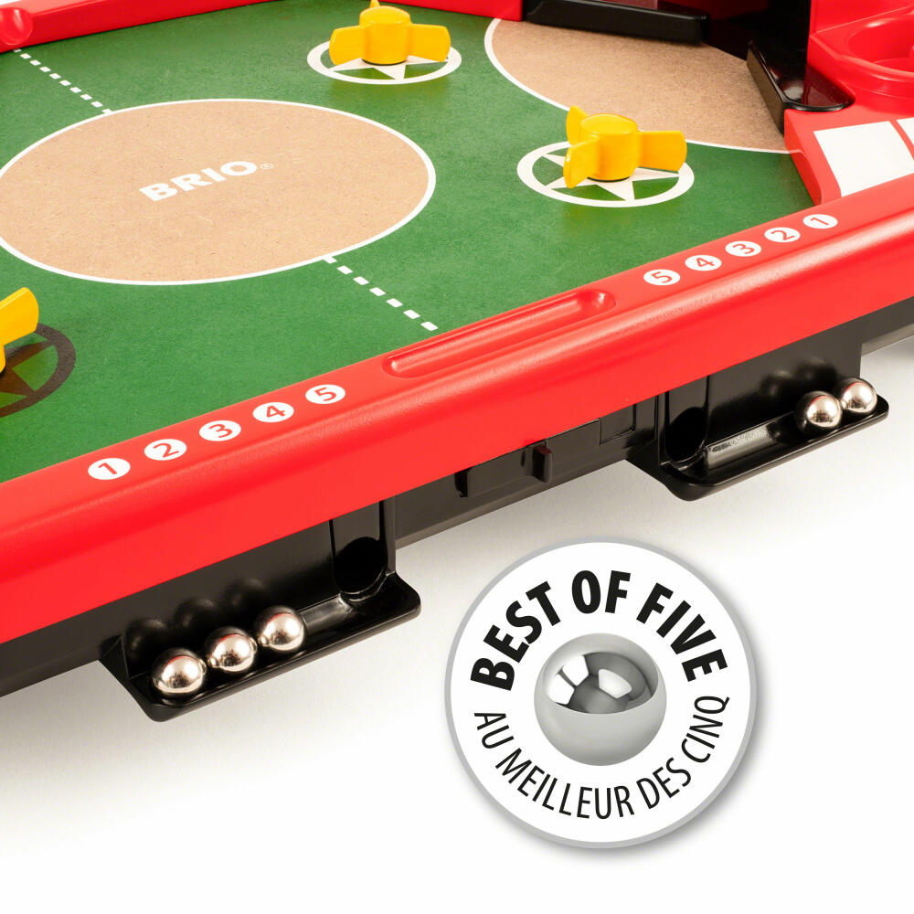 BRIO Games Table Football Pinball, Pinball Game, Table Football, Table Pinball, Children's Toys, Children's Toys, 34019
