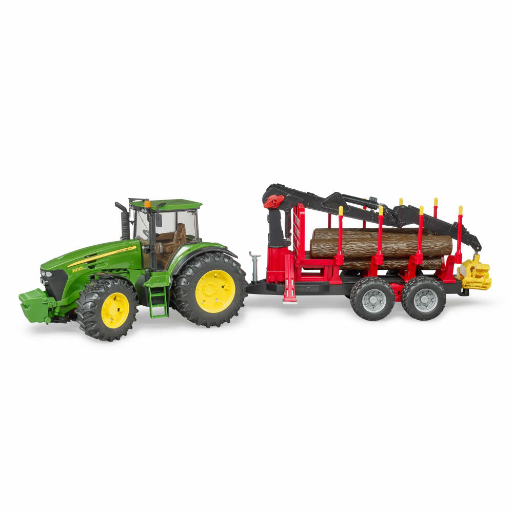 Bruder Forestry John Deere 7930, with trailer, model vehicle, model vehicle, toy, 03054