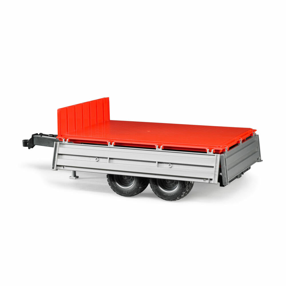 Bruder Agriculture Side Wall Trailer, Tractor Trailer, Model Vehicle, Model Vehicle, Toy, Accessories, 02019