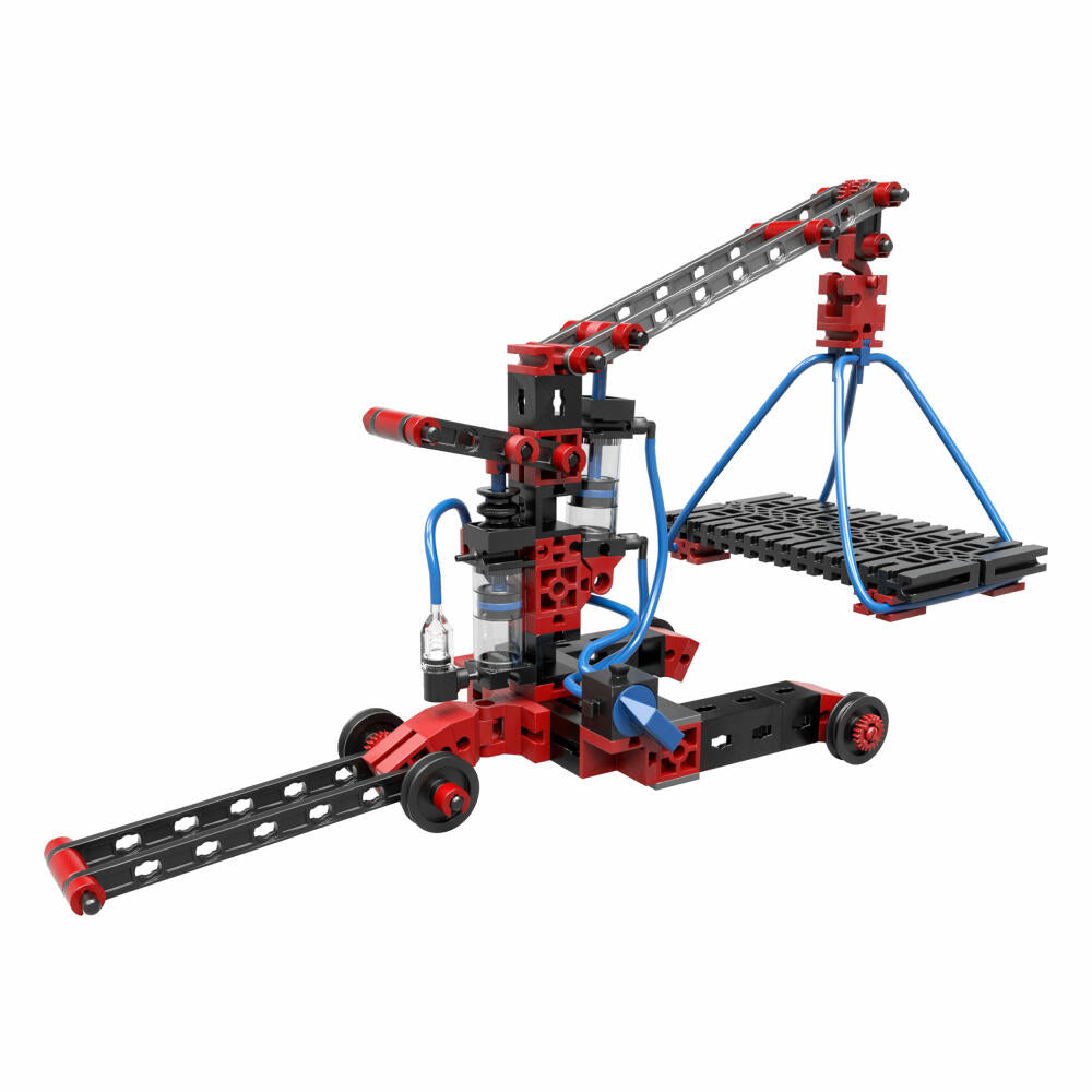 fischertechnik Profi Pneumatic Power, 200-tlg., Pneumatikventilen und -zylindern, Pneumatik Spielzeug, Luftspeicher, Motorikspielzeug, Baukasten, 533874