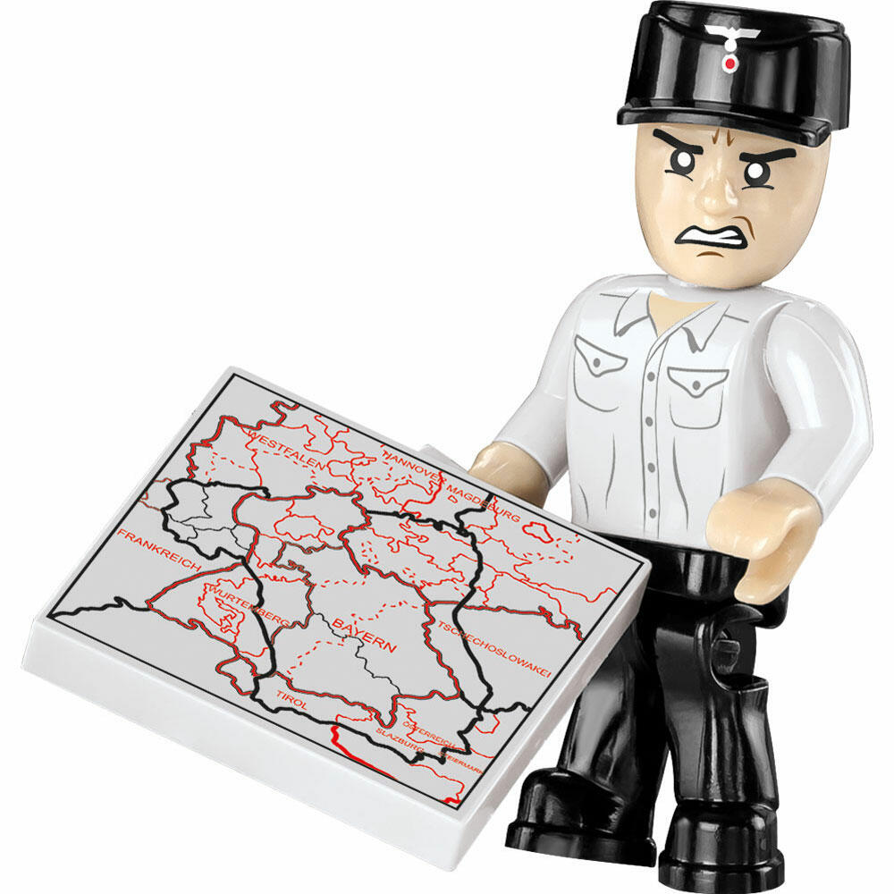 COBI Klemmbausteinset Panzerkampfwagen VI Ausf. B Königstiger, World War 2 Historical Collection, Panzer, Spielfiguren, Klemmbausteine, Kunststoff, 1000 Teile, 2540