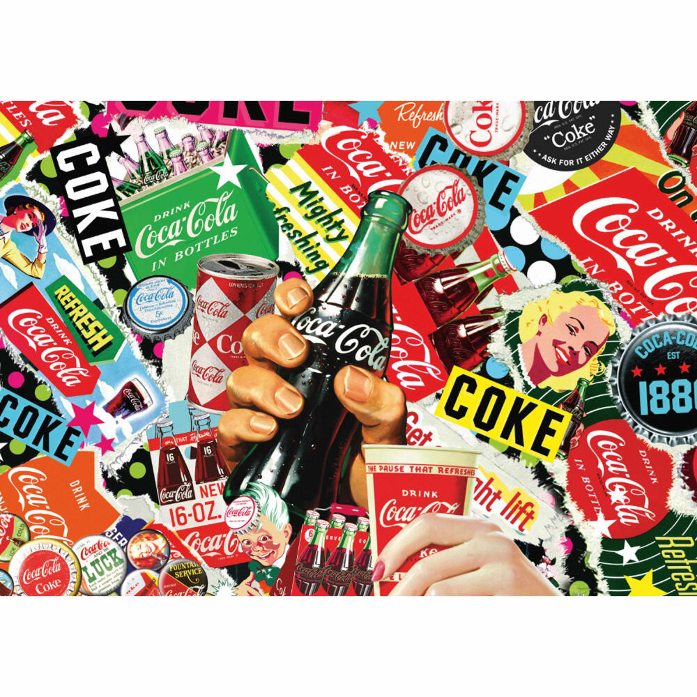 Schmidt Spiele Coca Cola is it!, Puzzle, Adult Puzzle, 1000 Pieces, 59916
