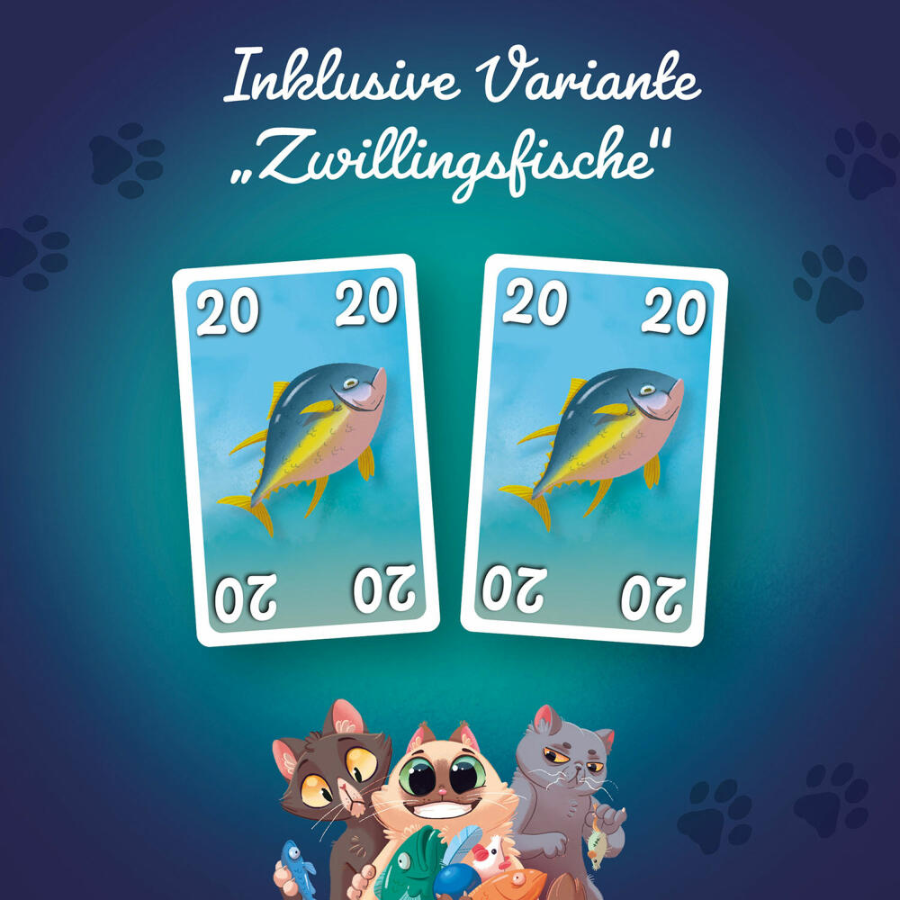 KOSMOS Fish & Flausch, card game, bidding game, family game, ages 8 and up, 741846