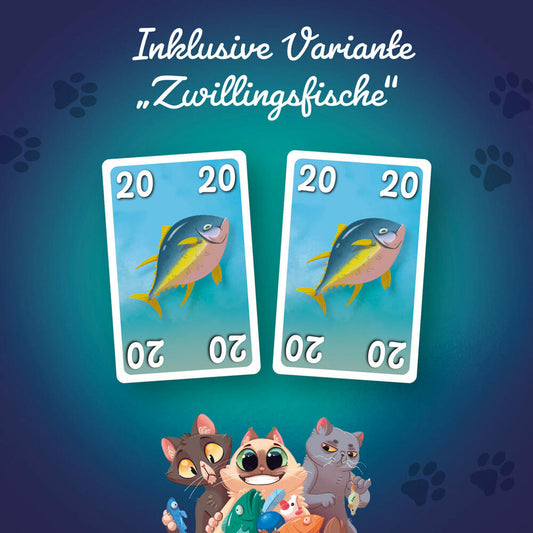 KOSMOS Fisch & Flausch, Kartenspiel, Bietspiel, Familienspiel, ab 8 Jahren, 741846