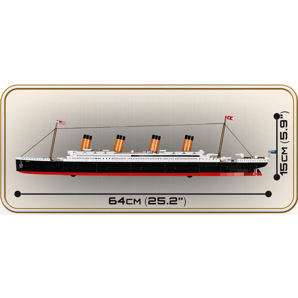 COBI Historical Collection Titanic, Kreuzfahrtschiff, Schiffe, Kreuzer, Spielen, Sammeln, Modell, Konstrukstionsbausteine, Kunststoff, 720 Teile, 1929