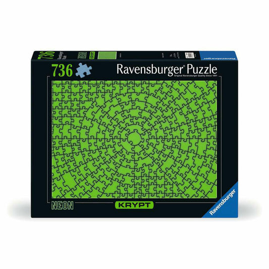Ravensburger Puzzle Krypt Neon Green, adult puzzle, 736 pieces, 12000276