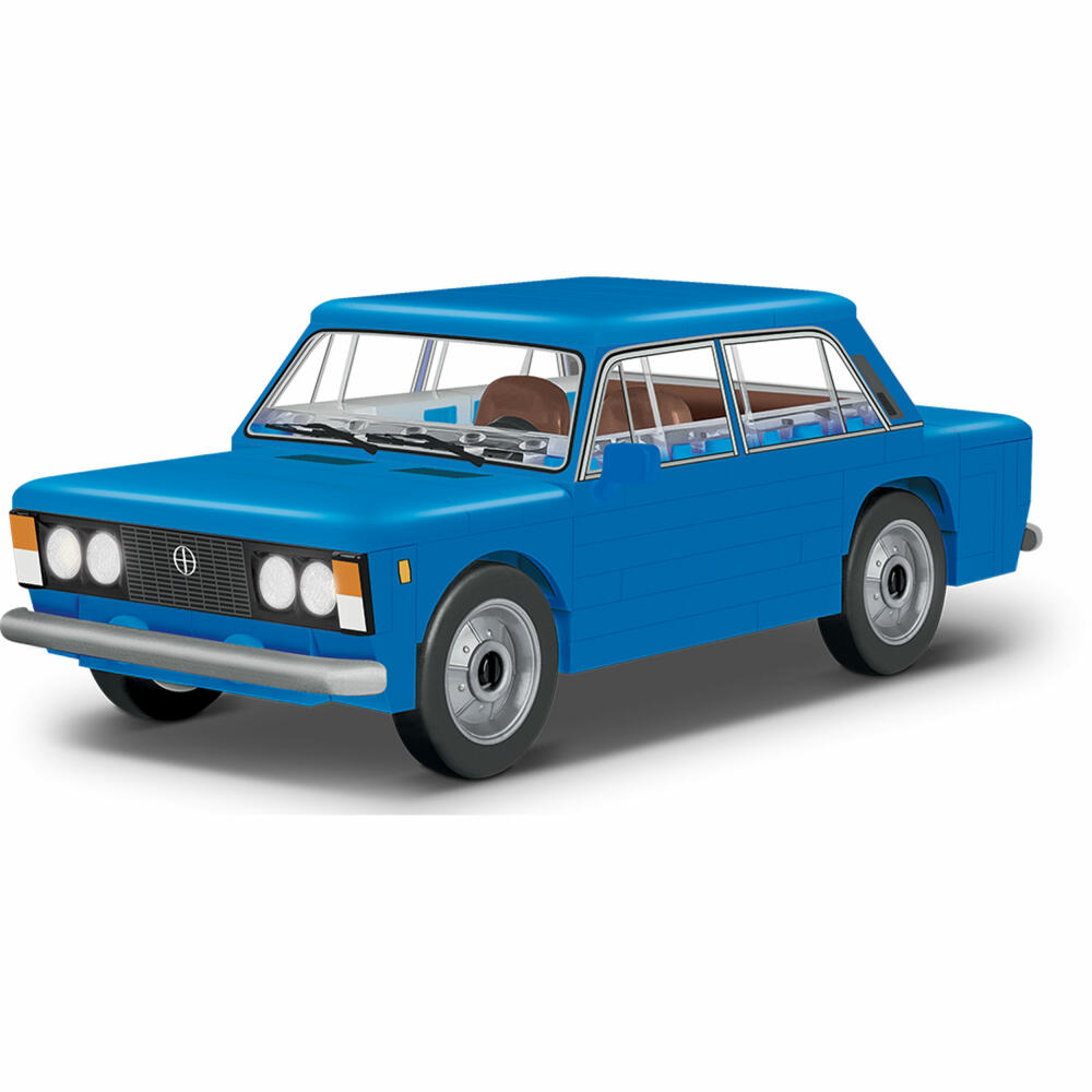 COBI Youngtimer Collection FSO 125p 1.5 ME, Car, Vehicle, Collectible Cars, Toys, Games, Construction Blocks, Plastic, 92 Parts, 24525