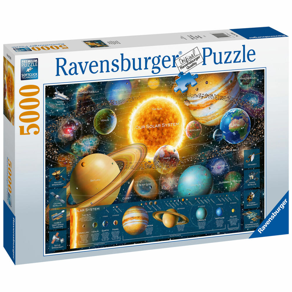 Ravensburger Planetsystem, Puzzle, Erwachsenenpuzzle, Erwachsenen Puzzles, 5000 Teile, 16720