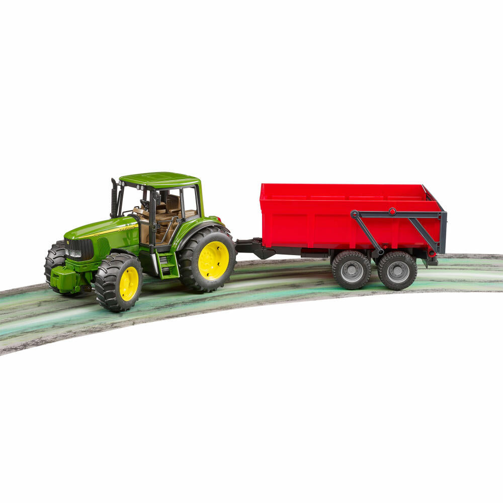 Bruder Forestry John Deere 6920, with tipping trailer, model vehicle, model vehicle, toy, 02057