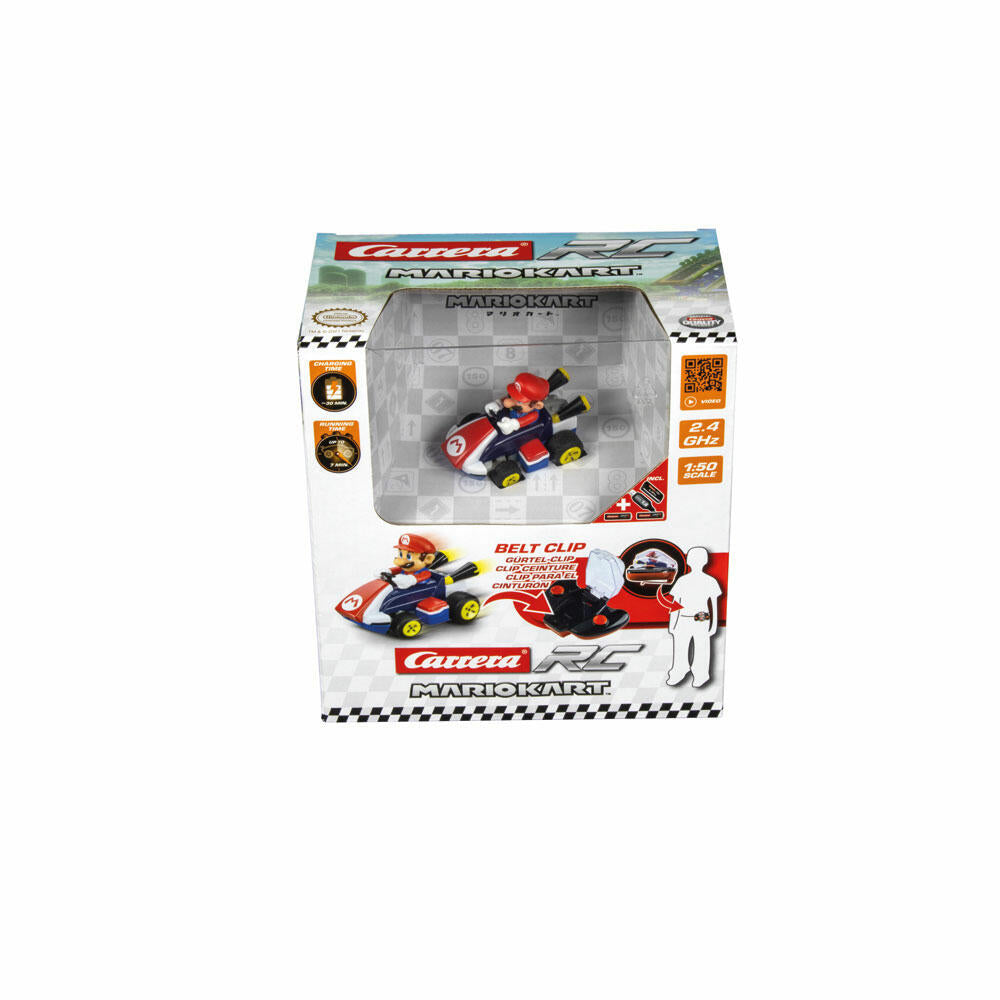 Carrera Mario Kart Mini RC Mario, remote-controlled car, car, racing vehicle, Carrera RC CARS, 2.4 GHz, 370430002P
