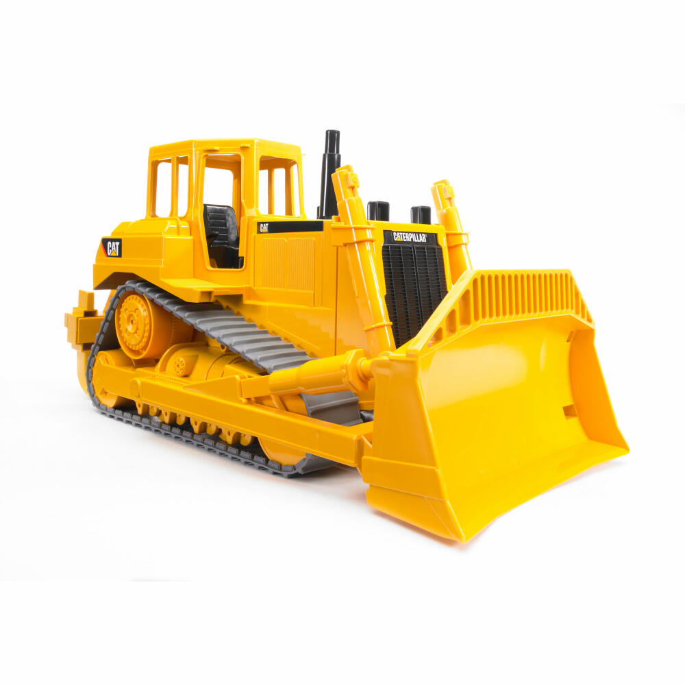 Bruder Baufahrzeuge Cat Bulldozer, Planierraupe, Kettendozer, Modellfahrzeug, Modell Fahrzeug, Spielzeug, 02422