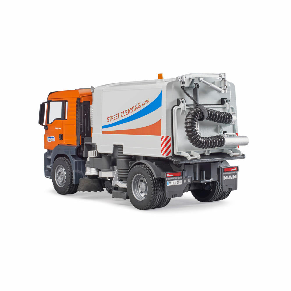 Bruder Commercial Vehicles MAN TGS Truck Street Cleaning, Sweeper, Model Vehicle, Model Vehicle, Toy, 03780