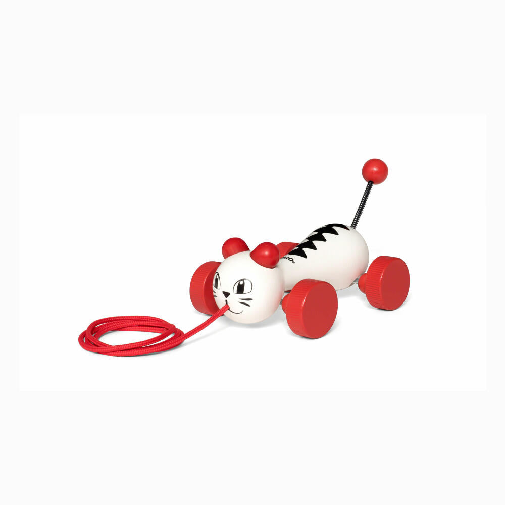 BRIO pull-along cat, pull-along animal, pull-along animal, wooden toy, wooden toy, toddler, 30187