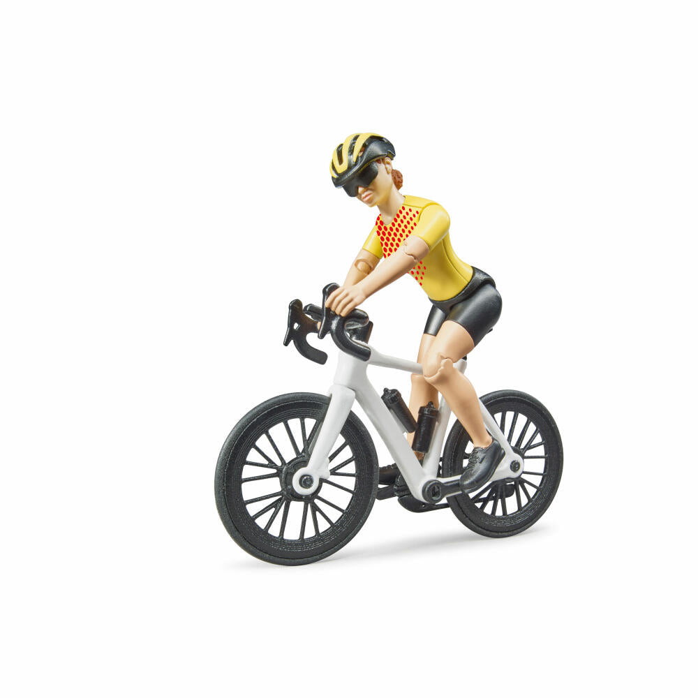 Bruder Leisure Roadster, with racing bike, cyclist, model car, model car, toy, 03485