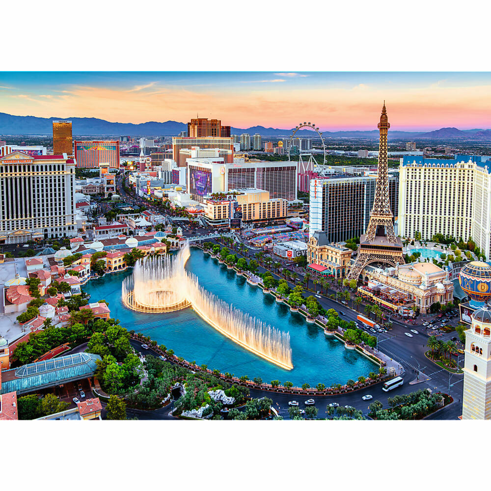 Trefl Puzzle UFT Cityscape: Las Vegas, Nevada, USA, 1000 pieces, 68.3 x 48 cm, 10757