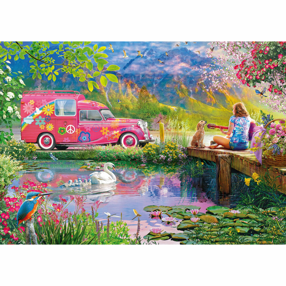 Schmidt Spiele Puzzle Peace on Earth, Erwachsenenpuzzle, Premium, 1000 Teile, 57382