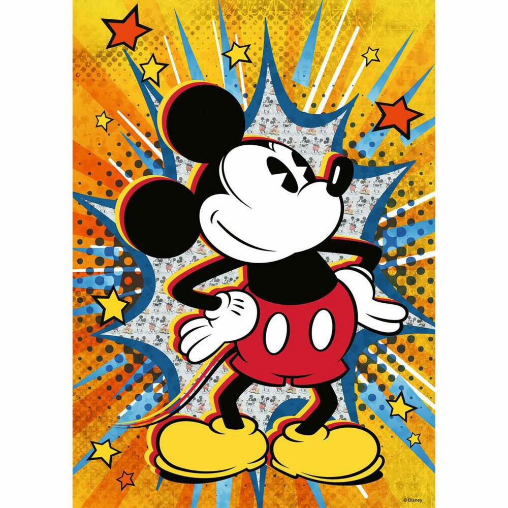 Ravensburger Puzzle Retro Mickey, Erwachsenenpuzzle, 1000 Teile, 12000472