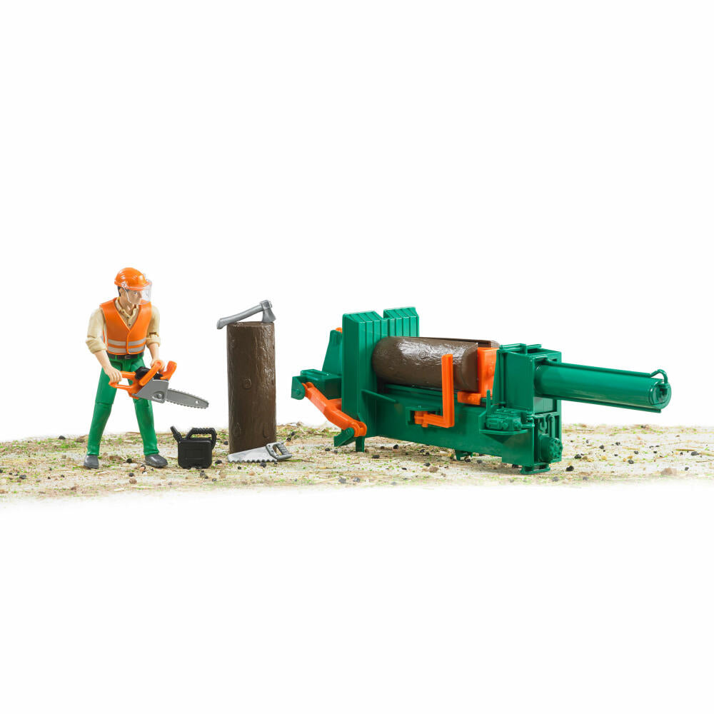 Bruder bworld Figurenset Forstwirtschaft, 12-tlg., Zubehör, Spielfigur, Modell, Spielzeug, 62650