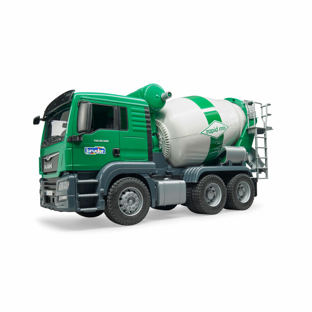 Bruder Baufahrzeuge MAN TGS Betonmisch-LKW, Betonmischer, Modellfahrzeug, Modell Fahrzeug, Spielzeug, 03710
