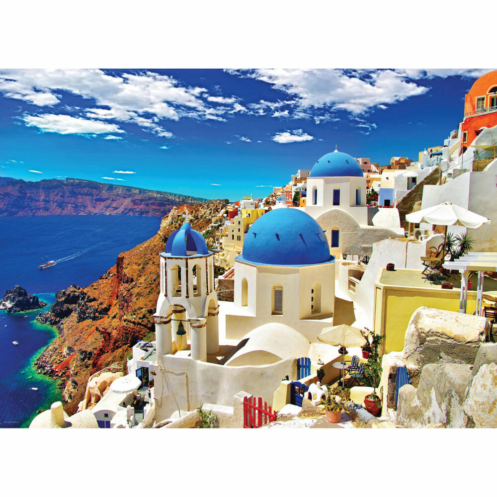 Eurographics Puzzle Oia on Santorini Greece, 1000 pieces, 68 x 48 cm, 6000-0944
