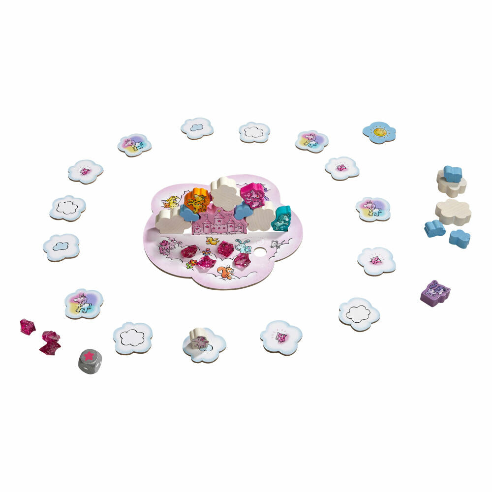 HABA Unicorn Glitter Luck – Cloud Stacking 0304539