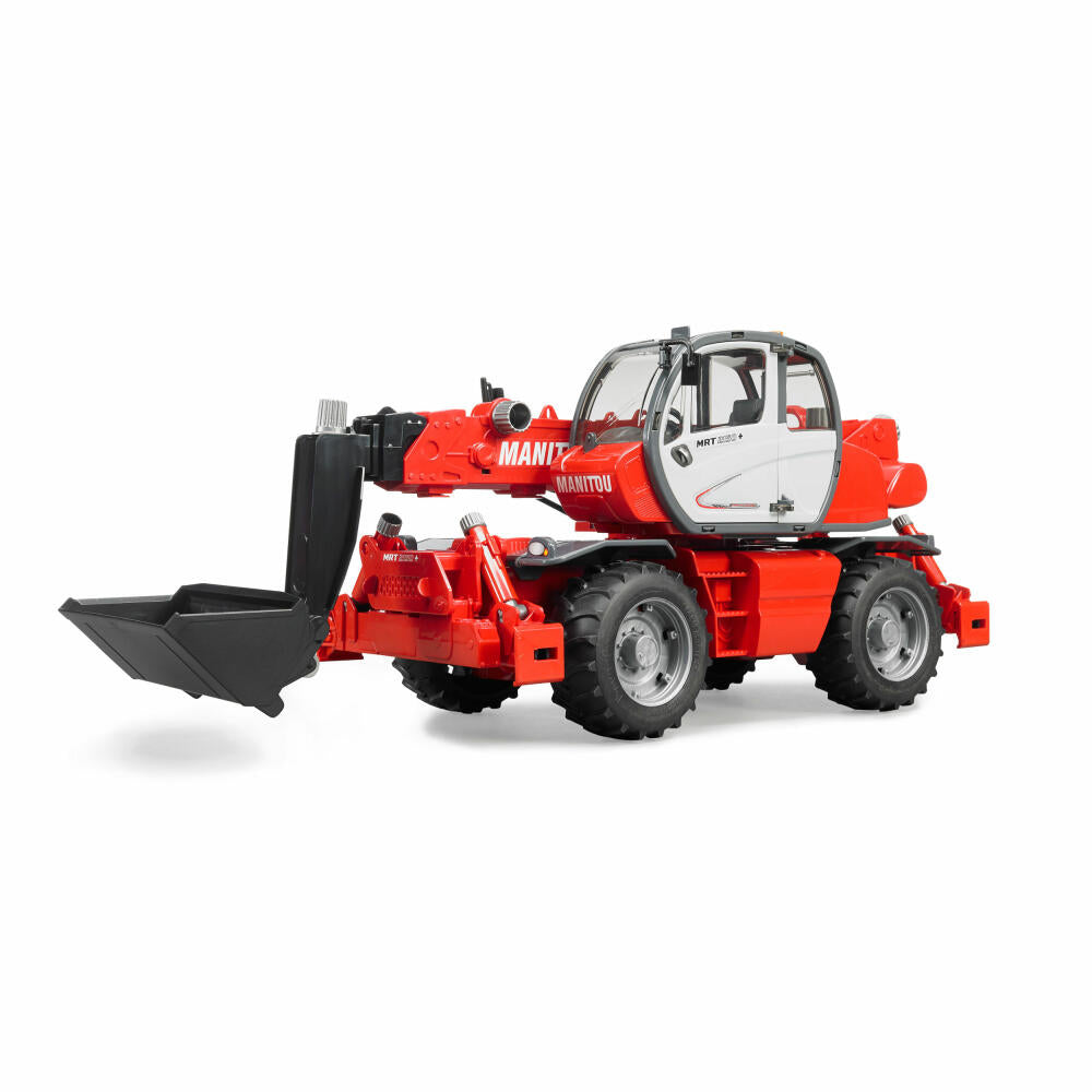 Bruder Construction Vehicles Manitou Telescopic Forklift MRT 2150, Construction Machine, Model Vehicle, Model Vehicle, Toy, 02129