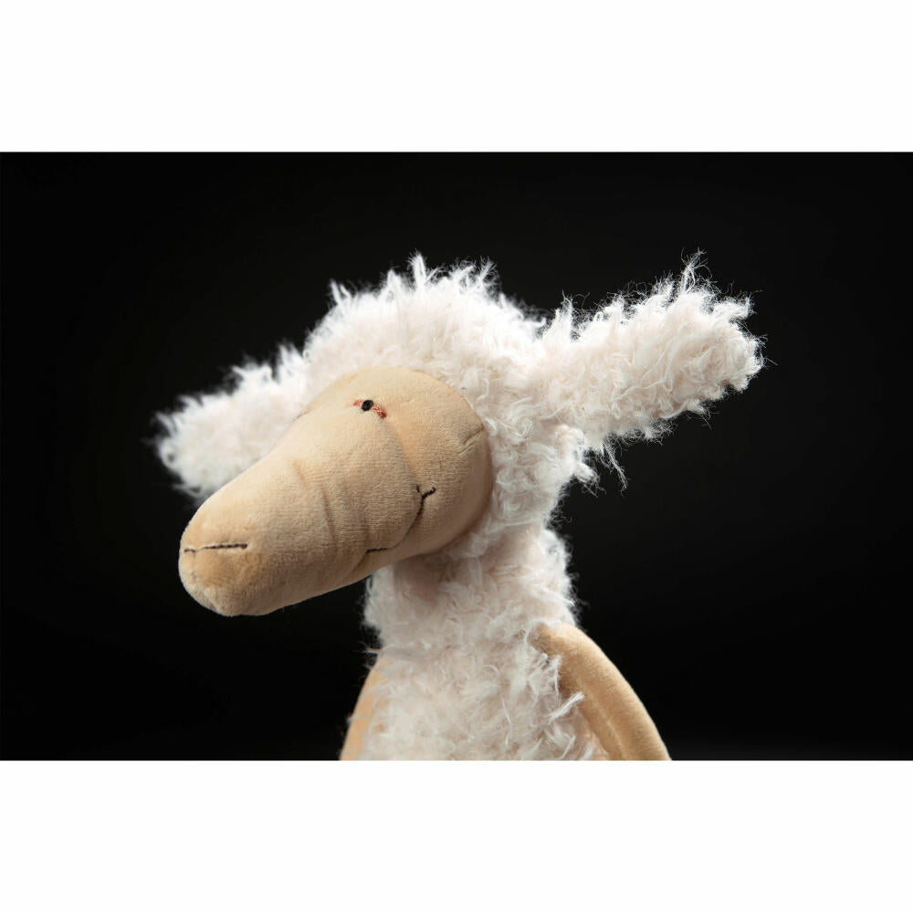 sigikid BEASTS Kuscheltier Schaf Is mir erstrecht schlecht, Plüschtier, Schmusetier, Kuschel Tier, Weiß / Beige, 39618