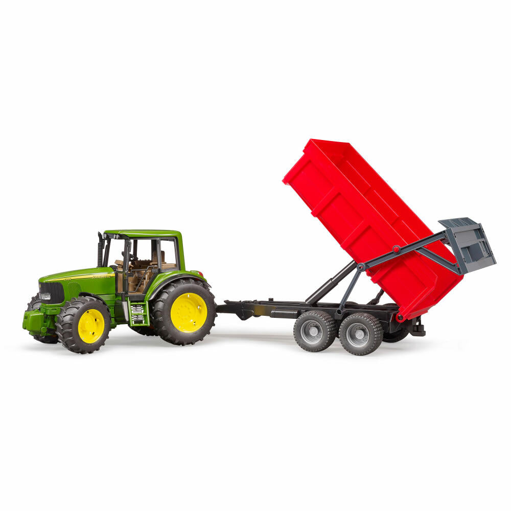 Bruder Forestry John Deere 6920, with tipping trailer, model vehicle, model vehicle, toy, 02057