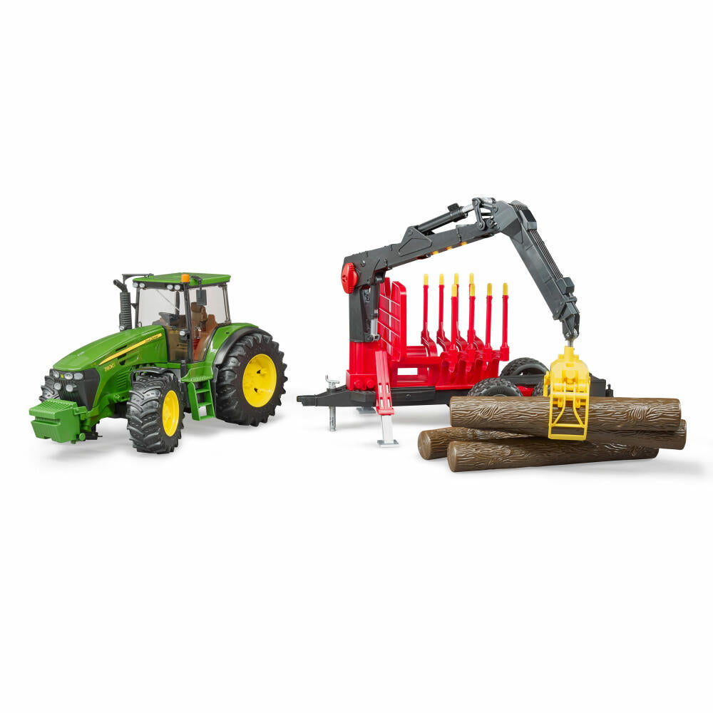 Bruder Forestry John Deere 7930, with trailer, model vehicle, model vehicle, toy, 03054