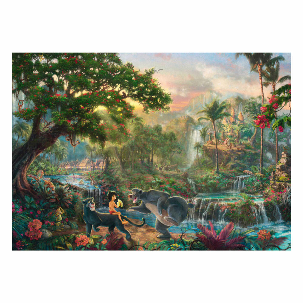 Schmidt Spiele Disney The Jungle Book, Jungle Book, Puzzle, Adult Puzzle, 1000 Pieces, 59473