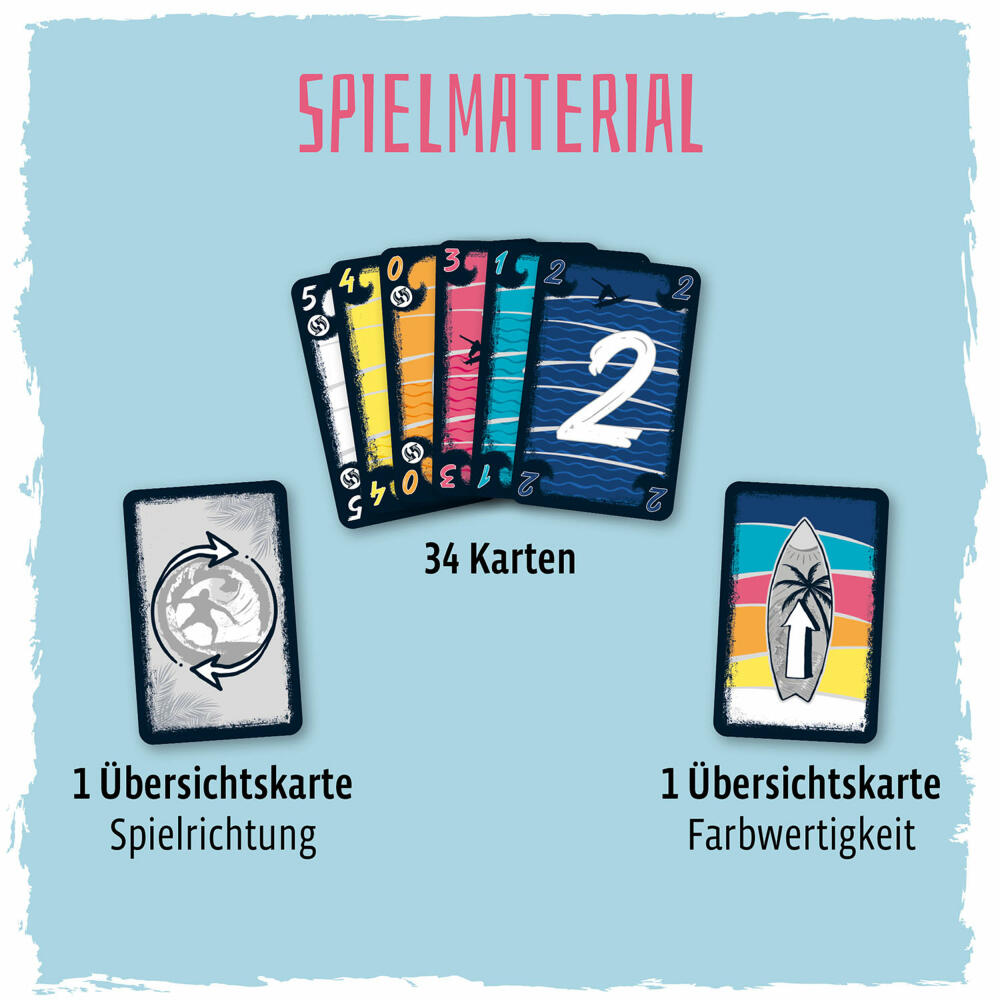 KOSMOS Wave, Kooperatives Kartenspiel, Gesellschaftsspiel, Familienspiel, ab 10 Jahren, 741785