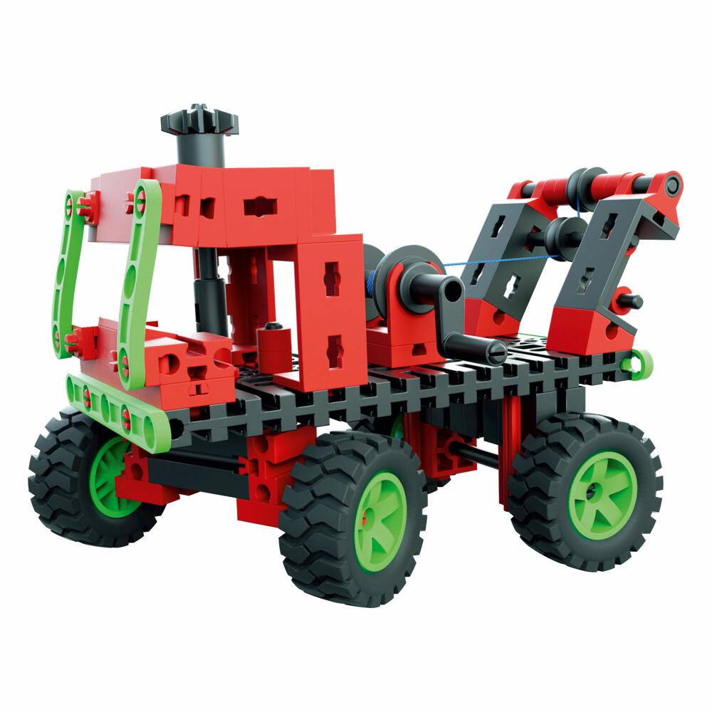 fischertechnik Advanced Universal Starter, 255-tlg., Kinder Baukasten, Motorikspielzeug, Bau Konstruktionsspielzeug, 536618