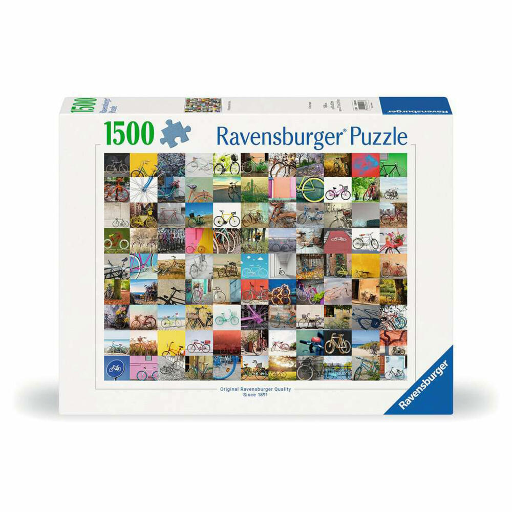 Ravensburger Puzzle 99 Fahrräder und mehr, Erwachsenenpuzzle, 1500 Teile, 12000697