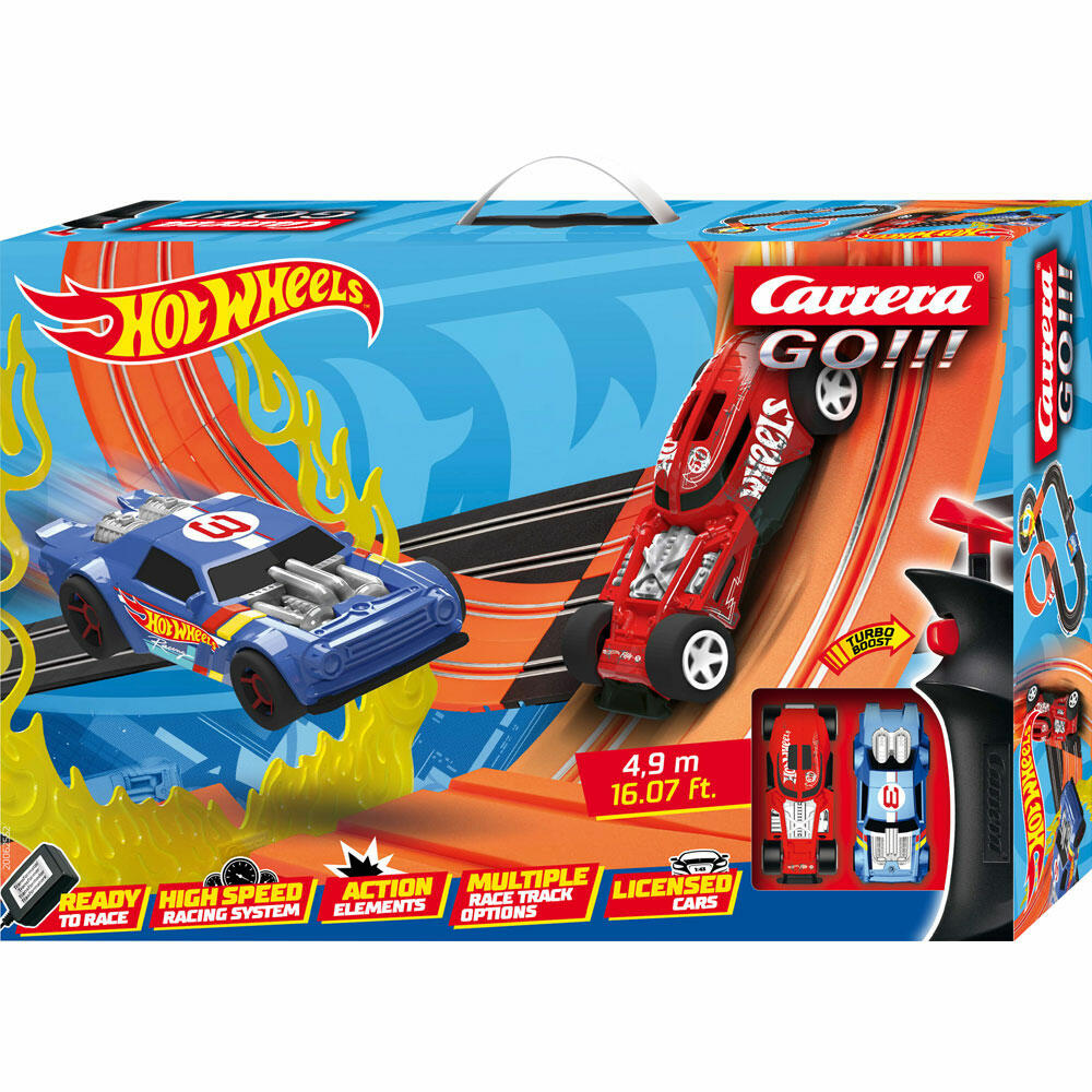 Carrera Hot Wheels 4.9 Race Track, Car, Racing Car, Race Track, GO Sets, 20062552