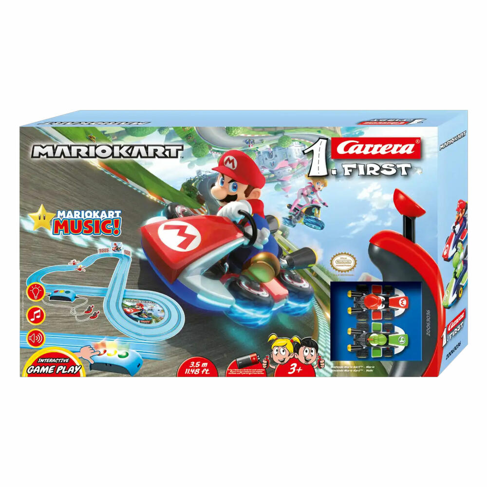Carrera Mario Kart Royal Raceway race track, car, racing car, race track, Carrera First, 20063036
