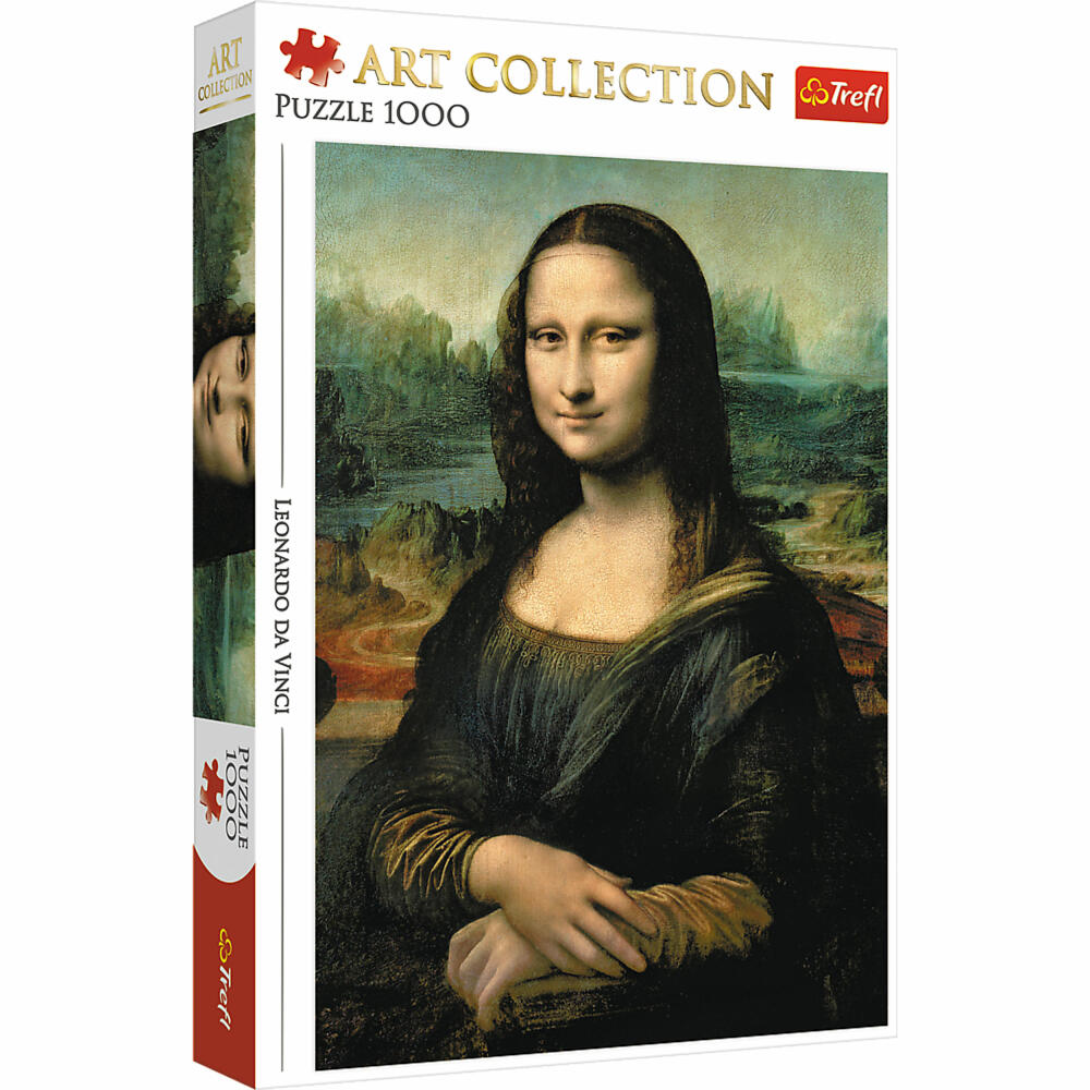 Trefl Puzzle Leonardo da Vinci - Mona Lisa, 1000 Teile, 68.3 x 48 cm, 10542