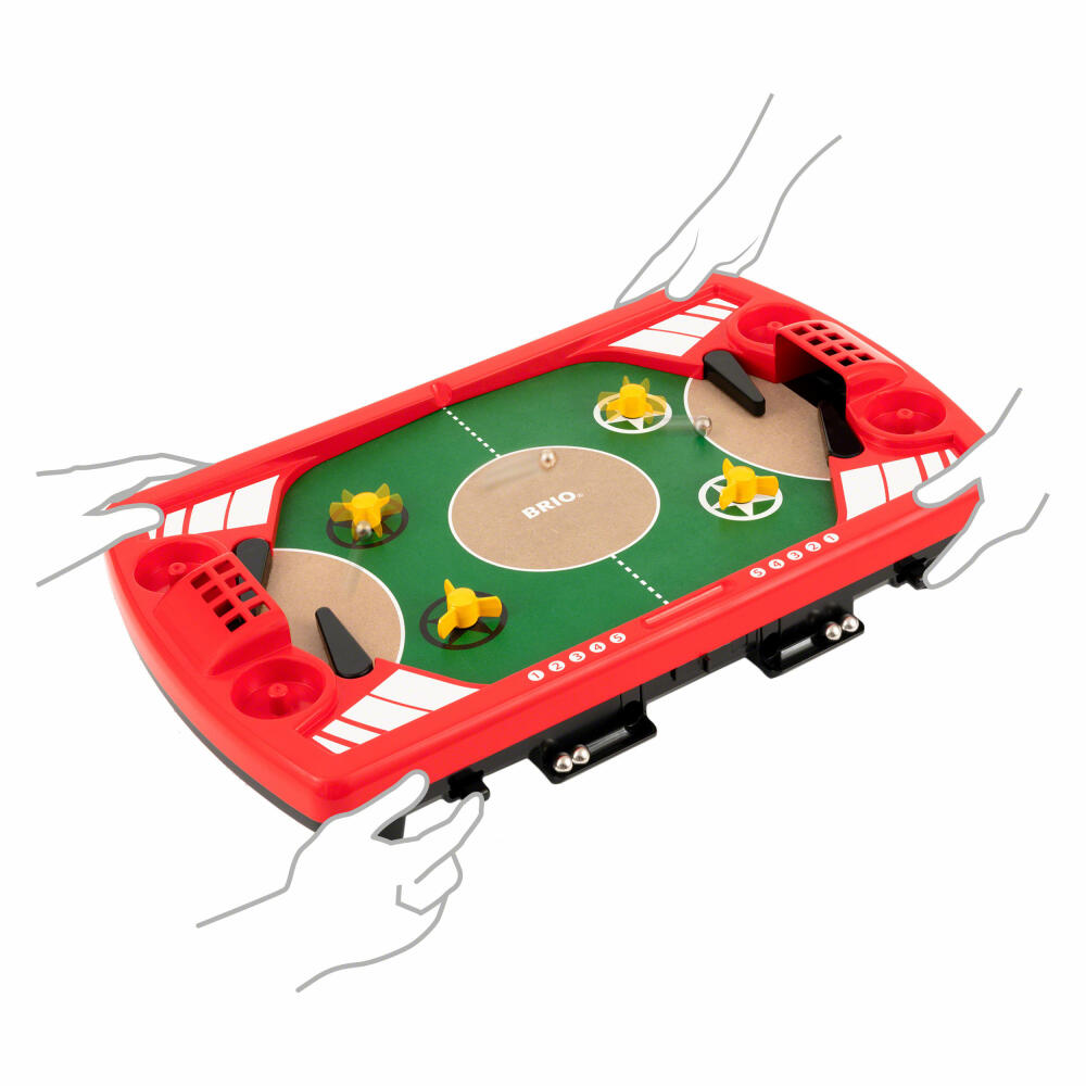 BRIO Games Table Football Pinball, Pinball Game, Table Football, Table Pinball, Children's Toys, Children's Toys, 34019