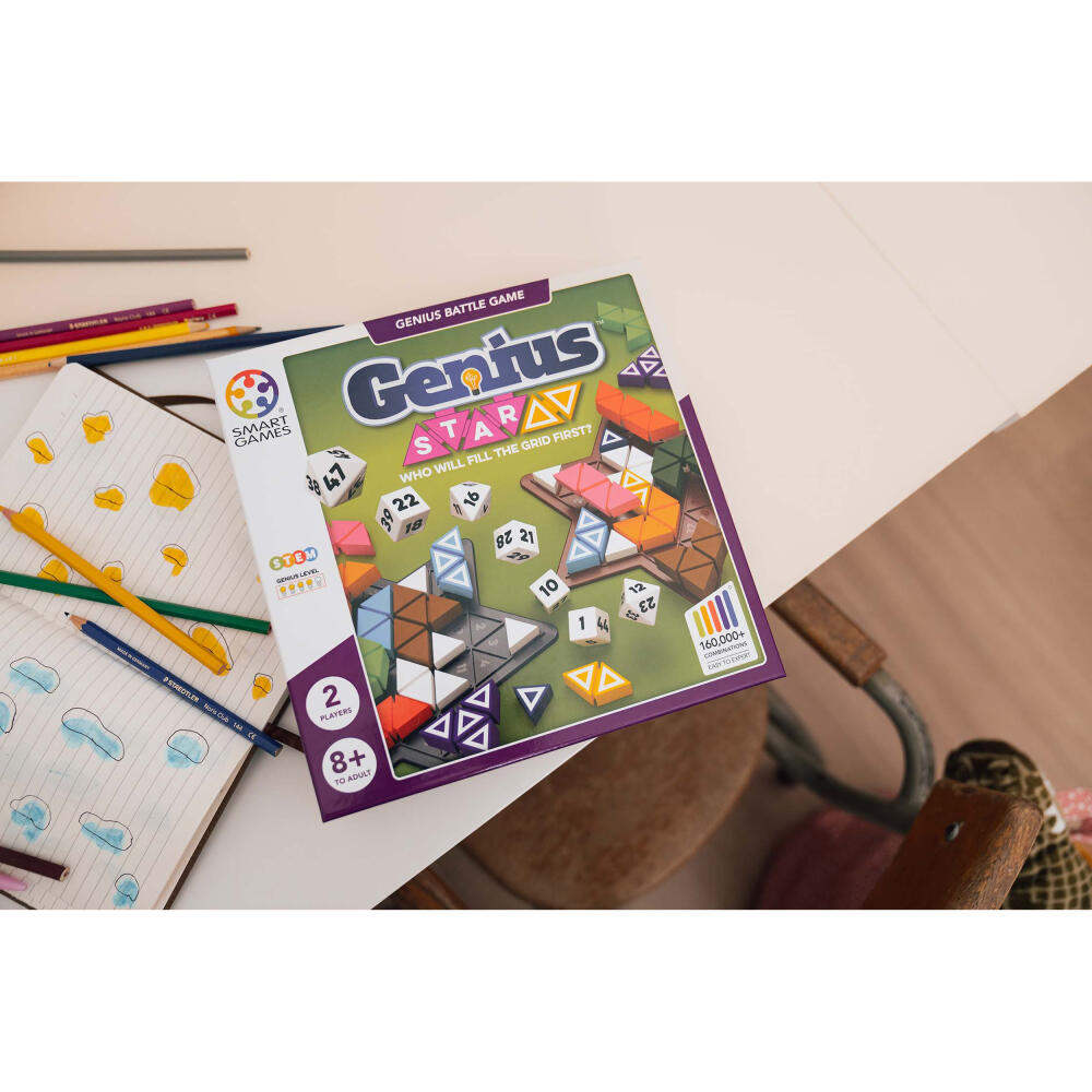 Smart Games Genius Stars, children's game, logic game, educational toy, from 8 years, SGHP 002 DE