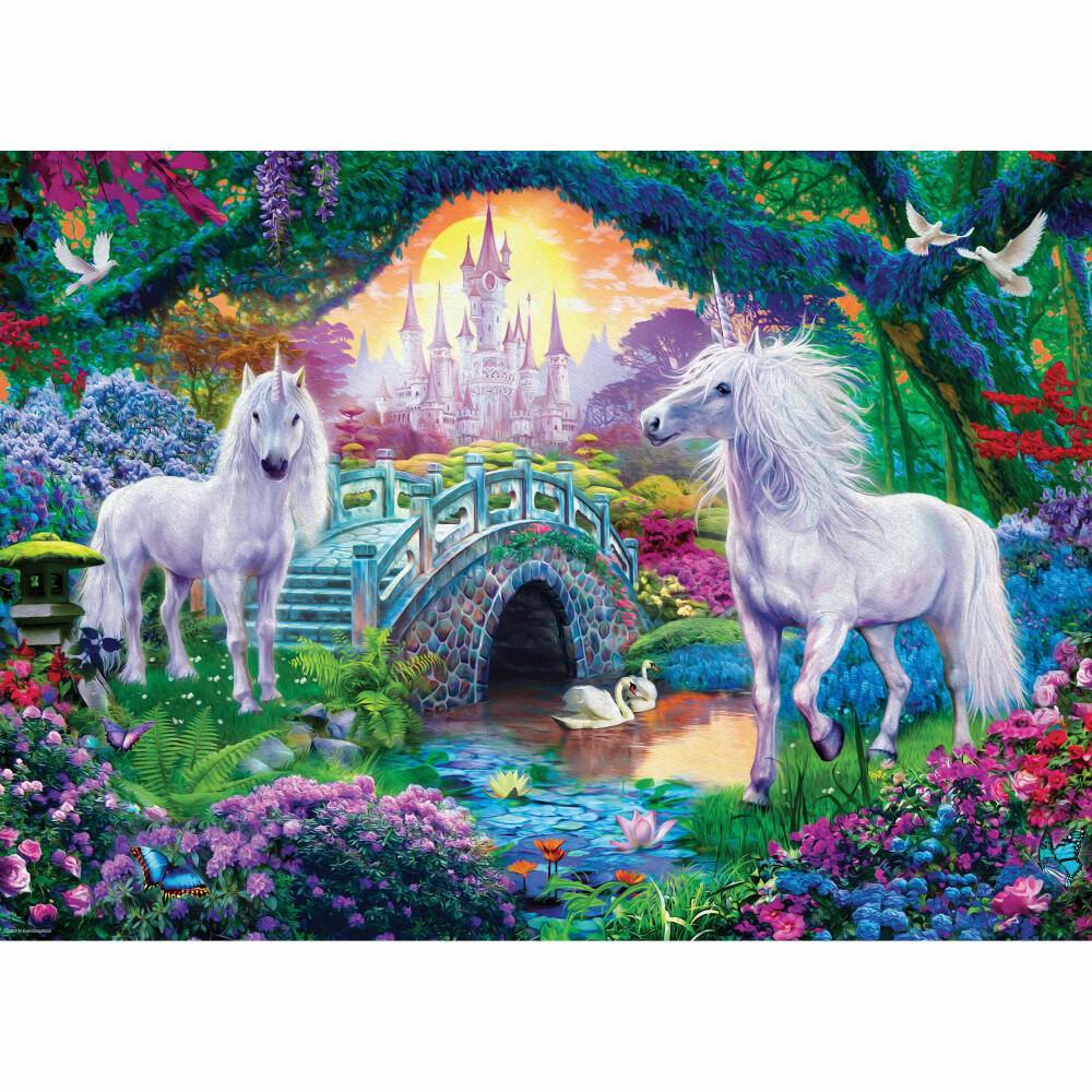 Eurographics Puzzle Einhorn Feenland, Fantasy, 500 Teile, 68 x 48 cm, 6500-5363